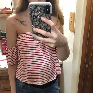 Off the shoulder top